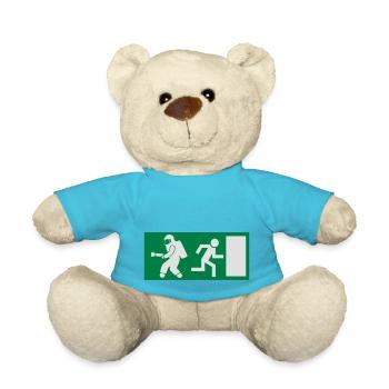 Feuerwehrmann Exit Notausgang - Teddy - Atollblau - Vorne