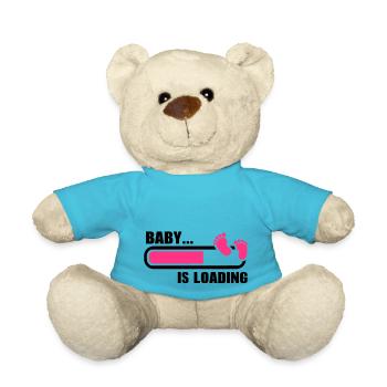 Baby loading - Teddy Bear - atoll blue - Front