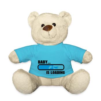 Baby loading - Teddy Bear - atoll blue - Front