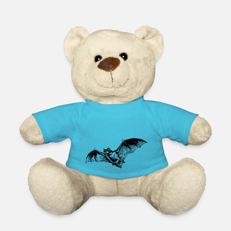 Chauve-souris - Nounours - bleu outremer