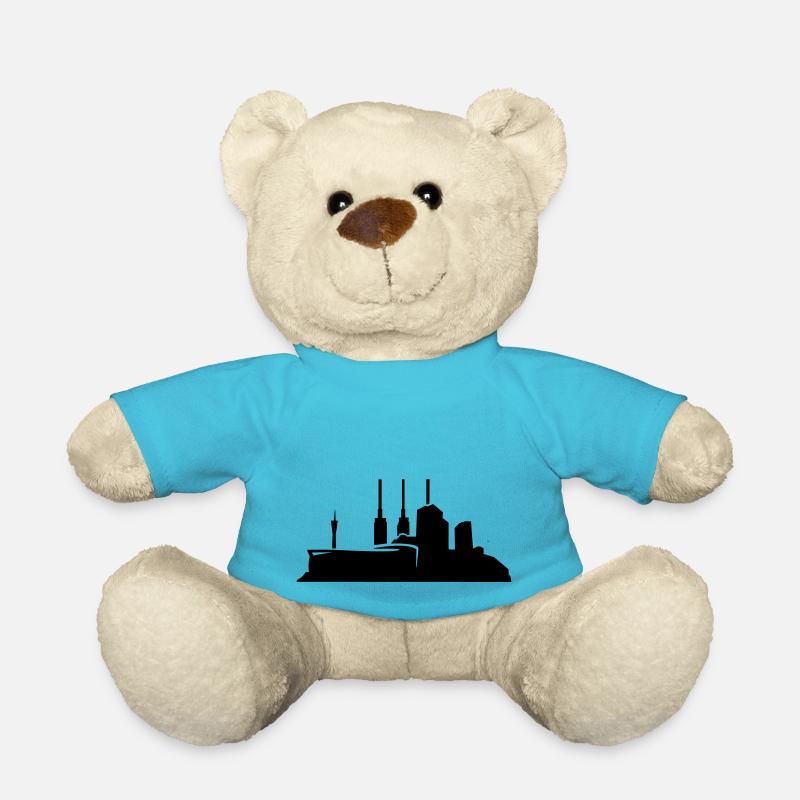 Hannover // Skyline // Silhouette // Skylineshirt - Teddy - Atollblau