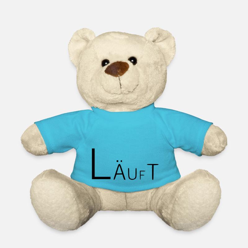 Läuft Coole Sprüche - Teddy - Atollblau