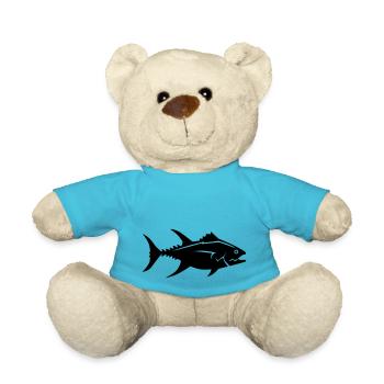 Tuna - Teddy Bear - atoll blue - Front