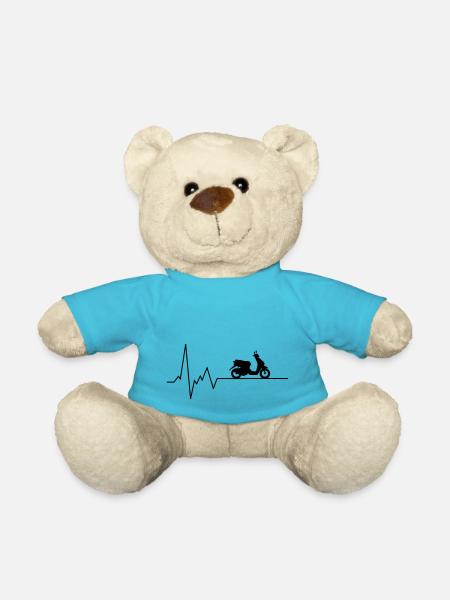 herzschlag roller - Teddy - Atollblau