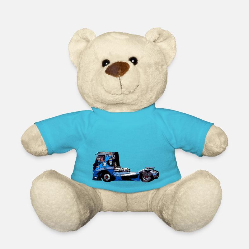 Rennwagen - Teddy - Atollblau
