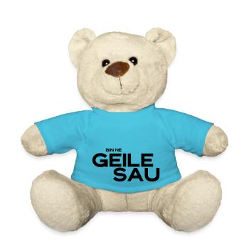 bin ne geile sau - Teddy - Atollblau - Vorne