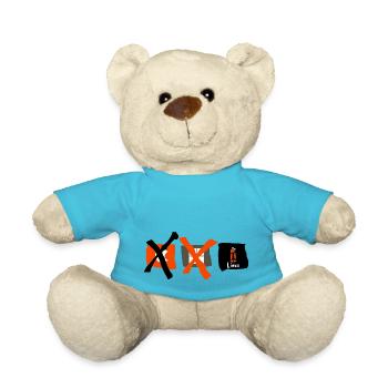 Linux the choice - Teddy Bear - atoll blue - Front