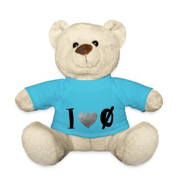 I love iø - Nounours - bleu outremer - Devant