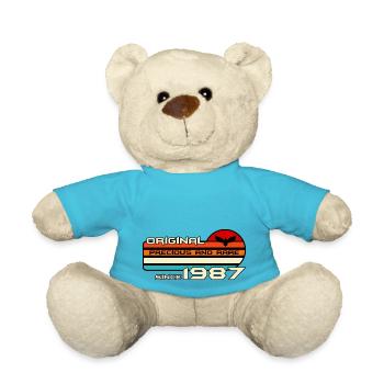 original 1987 anniversaire 35 ans 35e anniversaire - Nounours - bleu outremer - Devant