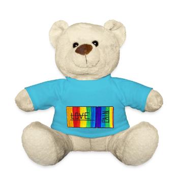 Love Cinema Ticket - Teddy Bear - atoll blue - Front