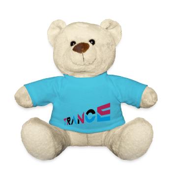 Conception de lettrage Music Trance - Nounours - bleu outremer - Devant