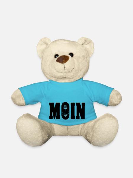 moin 1 - Teddy Bear - atoll blue