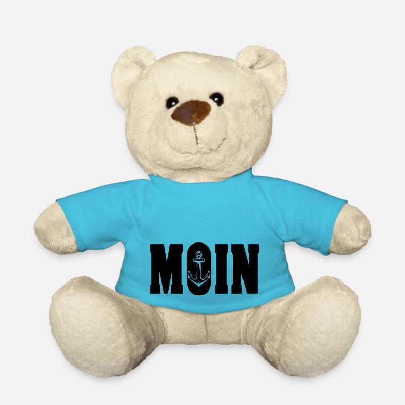 moin 1 - Teddy Bear - atoll blue