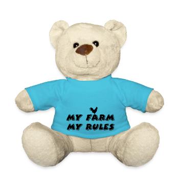 Farm - Teddy Bear - atoll blue - Front