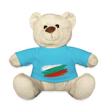 Flag Patriot Gift Pays d’origine Bulgarie - Nounours - bleu outremer - Devant