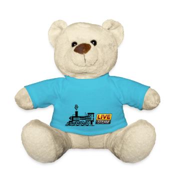 Live Steam - Steam Locomotive - Nounours - bleu outremer - Devant