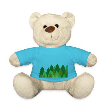 The Bold Forest - Teddy Bear - atoll blue - Front
