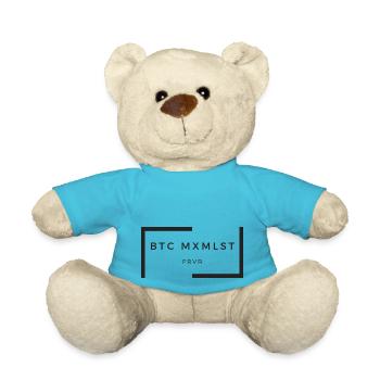 BTC maximalist - Teddy - Atollblau - Vorne