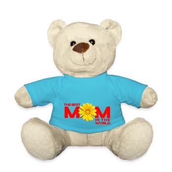Die beste Mutter der Welt - Teddy - Atollblau - Vorne