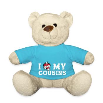 Ich liebe meine Cousins , ich liebe meine Cousins Vintage - Teddy - Atollblau - Vorne