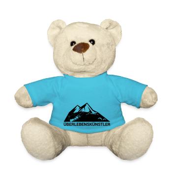 Survival-Ready #Überlebenskünstler - Teddy - Atollblau - Vorne