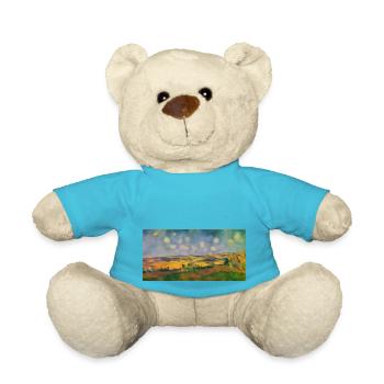 The magic of nature in a quiet French countryside - Teddy Bear - atoll blue - Front