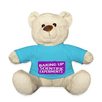 Happy Baking Ideas Baking Tools Baking - Teddy Bear - atoll blue - Front