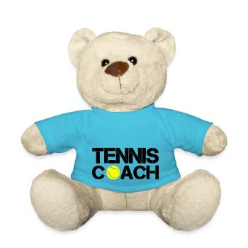Tennis Coach - Teddy Bear - atoll blue - Front