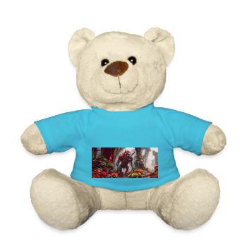 Rise of Mutant Monster – Symbiont aus Stier und Bär - Teddy - Atollblau - Vorne