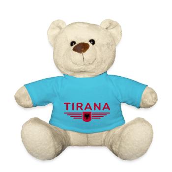 Tirana Design – Herz Albaniens - Teddy - Atollblau - Vorne