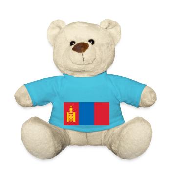 Mongolia - Teddy Bear - atoll blue - Front