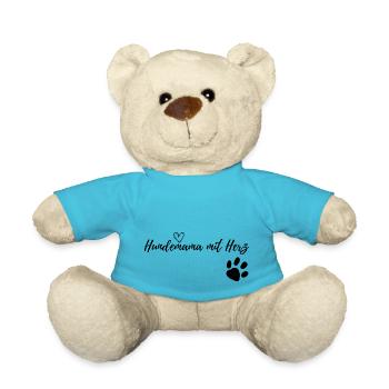 Hundemama mit Herz – Perfekt für alle Hundeliebhab - Teddy - Atollblau - Vorne