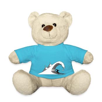 Star Surfing - Teddy Bear - atoll blue - Front