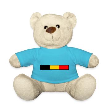 Belgium - Teddy Bear - atoll blue - Front