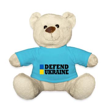 Defend ukraine - Teddy Bear - atoll blue - Front
