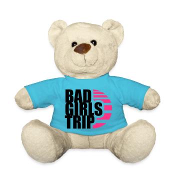 sonne schwarz team crew boese bad gefaehrlich on t - Teddy - Atollblau - Vorne