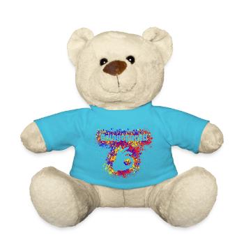 Take a look - Teddy Bear - atoll blue - Front