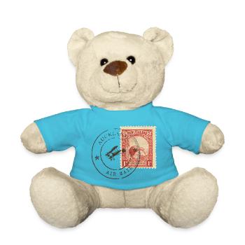 Kiwi stamp - Nounours - bleu outremer - Devant