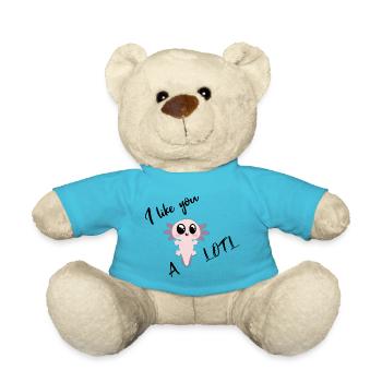 axolotl doux - Nounours - bleu outremer - Devant