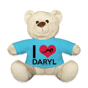 I Love Daryl - Teddy - Atollblau - Vorne