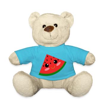 cheerful watermelon - Teddy Bear - atoll blue - Front