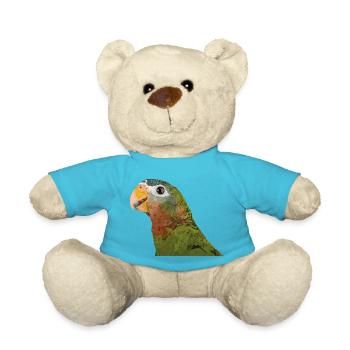 Amazonas mit gelber Rechnung - Teddy - Atollblau - Vorne