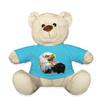 bald eagle - Teddy Bear - atoll blue - Front
