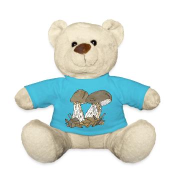 Pilze - Teddy - Atollblau - Vorne