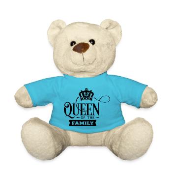 Queen - Teddy Bear - atoll blue - Front