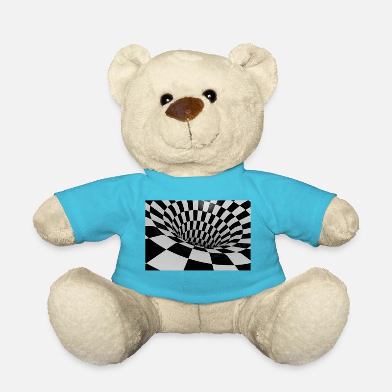 Optical Illusion 3D - Teddy - Atollblau