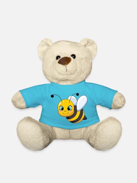 Abeille - abeille - Nounours - bleu outremer