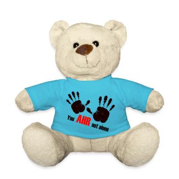 We AHR together | Ahrtal Hochwasser SolidAHRität - Teddy - Atollblau - Vorne