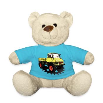 Unimog - Oldtimer - Offroad - Universal motor device - Teddy Bear - atoll blue - Front