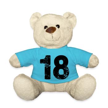 18 - Teddy Bear - atoll blue - Front